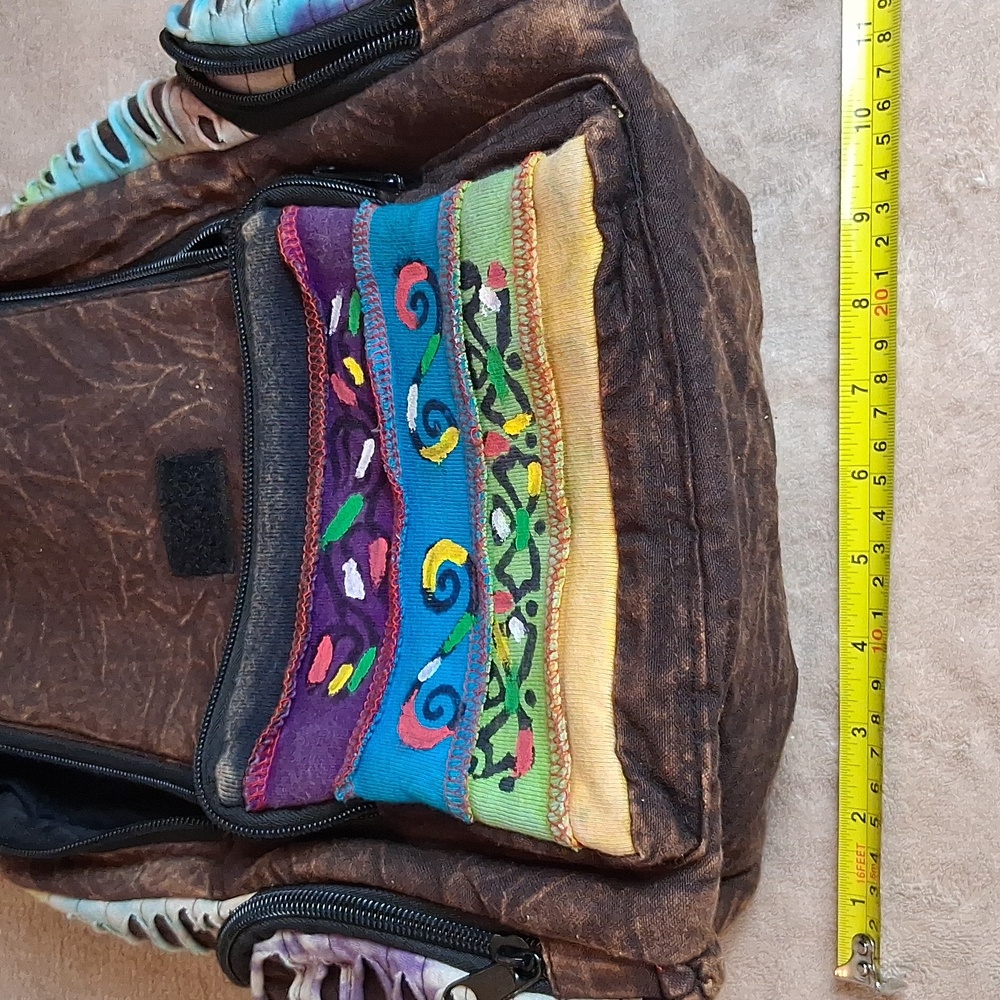 Colorful Embroidered Backpack - Picture 12 of 14